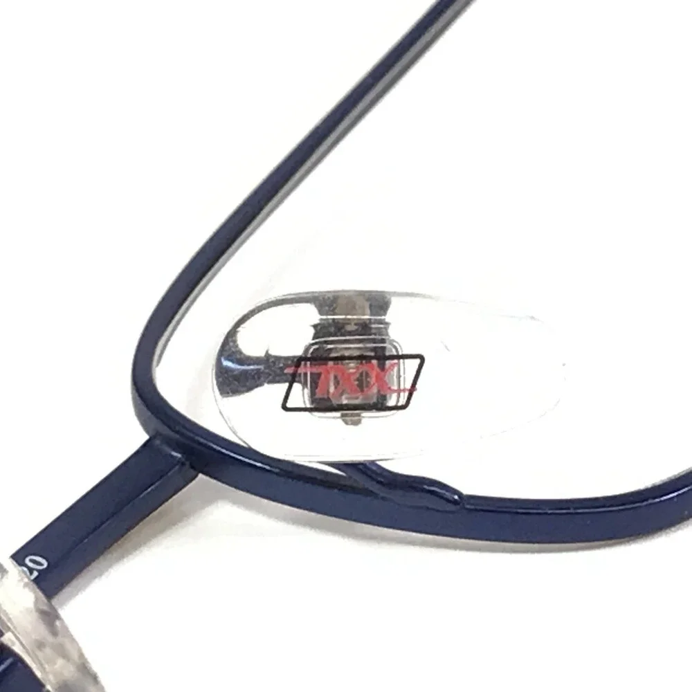 XXL Ti Series Eyeglasses Frames Riptide Brown Blue Titanium Rectangle 58-20-145